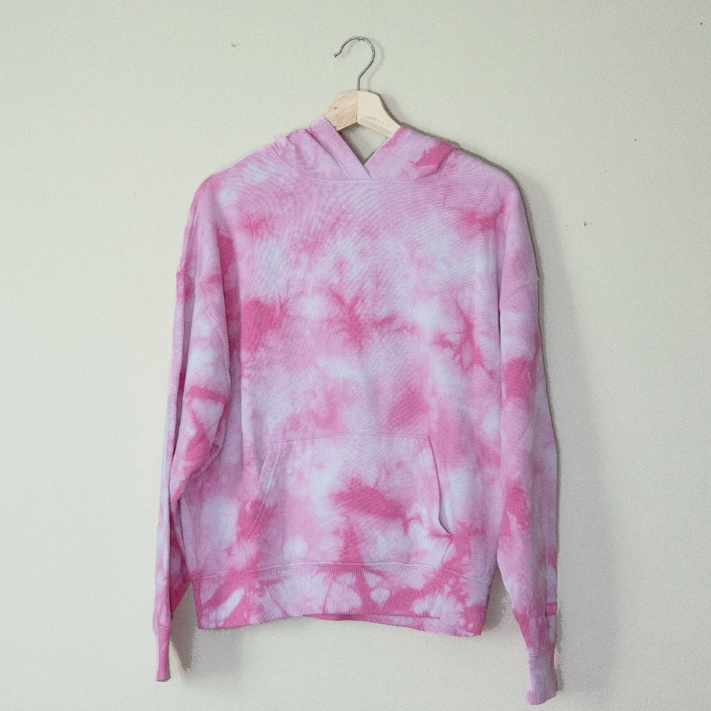 Cozy comfy PINK by Victoria's Secret pullover hoodie front pouch pocket size XS